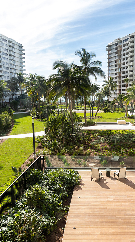 Flamingo Point | Miami, FL | Lush view of central courtyard
