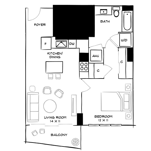 Furnished Diagram